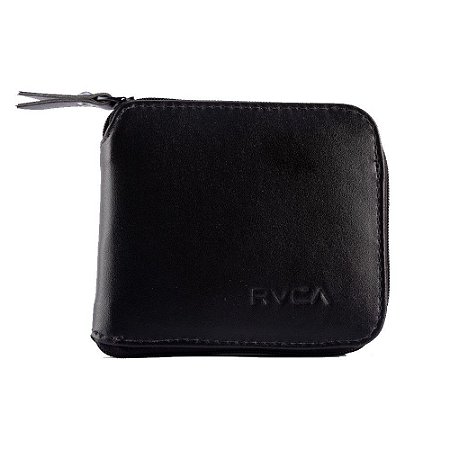 Carteira RVCA Zip Around Preto