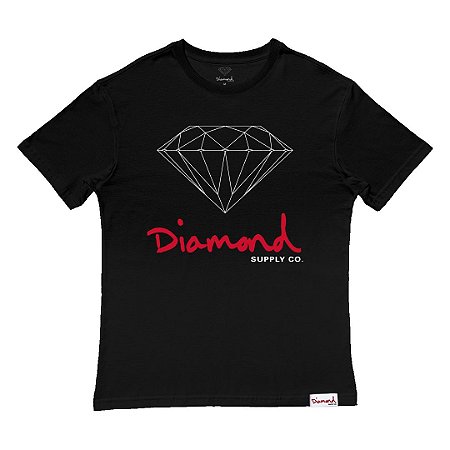 Camiseta Diamond OG Sign Masculina Preto