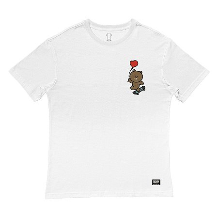 Camiseta Grizzly Float On SS Masculina Branco