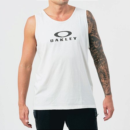 Regata Oakley O Classic Graphic Tank Masculina Branco
