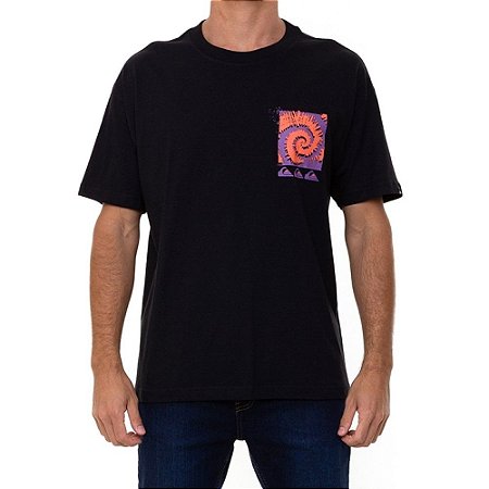 Camiseta Quiksilver OG Spin Masculina Preto