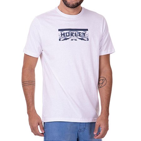 Camiseta Hurley Voice Masculina Branco