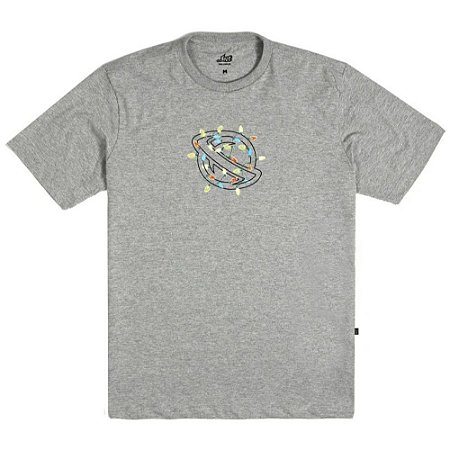 Camiseta Lost Saturn Shine Masculina Cinza