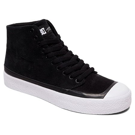 Tênis DC Shoes TFunk Hi S TX SE Masculino Preto/Branco