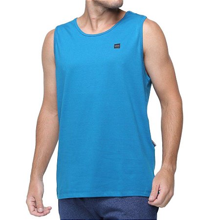 Regata Oakley Patch 2.0 Tank Masculina Azul