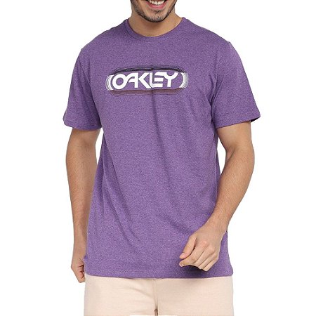 Camiseta Oakley FP Arcade SS Masculina Roxo
