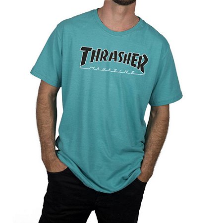 Camiseta Thrasher Outlined Masculina Verde