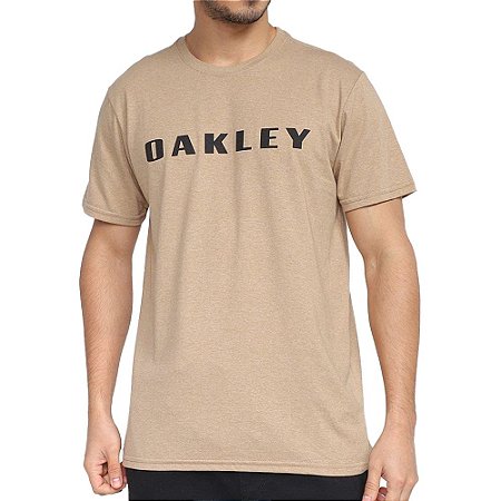 Camiseta Oakley Bark O Rec Masculina Caqui