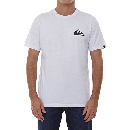 Camiseta Quiksilver Everyday Plus Size Masculina Branco