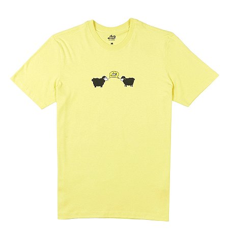 Camiseta Lost Sheep To Sheep Masculina Amarelo