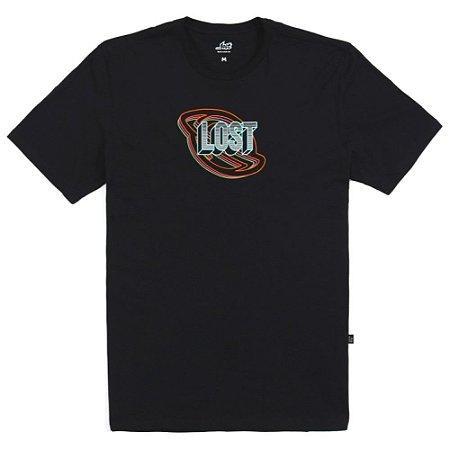 Camiseta Lost Lasers Masculina Preto