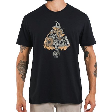 Camiseta MCD Dead Sunflower Masculina Preto