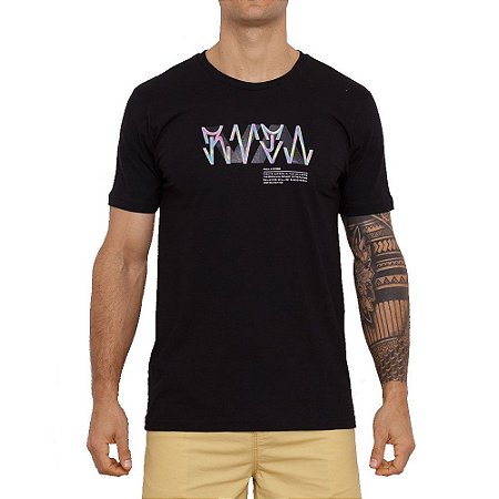 Camisera RVCA Oito80 Origins Masculina Preto