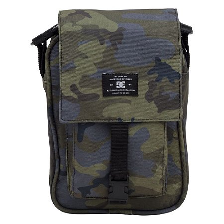 Shoulder Bag DC Shoes Explorer Satchel 2 Verde Camuflado