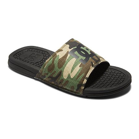 Chinelo DC Shoes Slide DC Sandals Bolsa Men LA Verde Camo