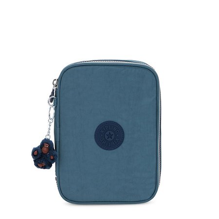 Estojo Kipling 100 Pens Baltic Aqua Azul