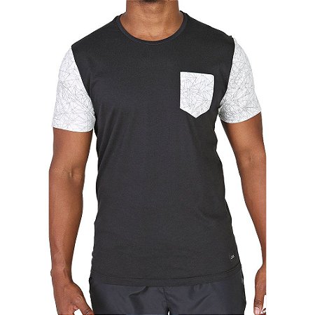Camiseta Oakley Geometric Pocket SS Masculina Preto