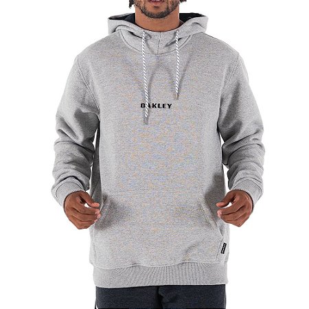 Moletom Oakley 75 Blocked Pullover Masculino Cinza