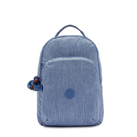 Mochila Kipling Gouldi Denim Blue Azul