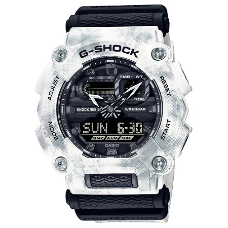 Relógio G-Shock GA-900GC-7ADR Branco/Preto