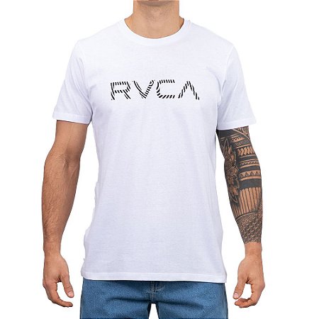 Camiseta RVCA Radar Masculina Branco