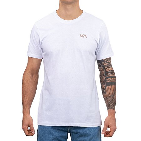 Camiseta RVCA VA Masculina Branco