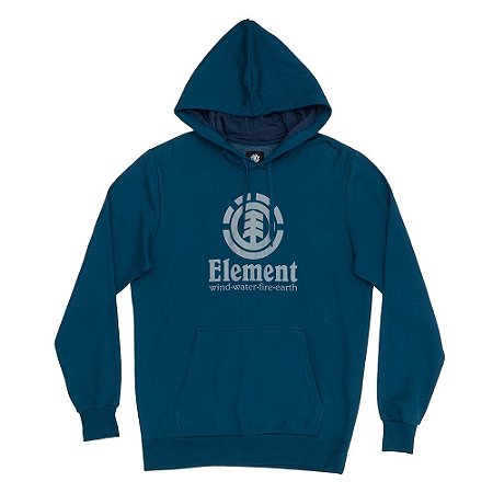 Moletom Element Canguru Vertical Masculina Azul