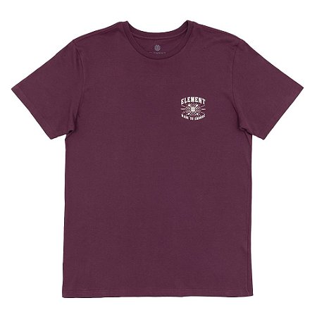 Camiseta Element Endure Masculina Vinho