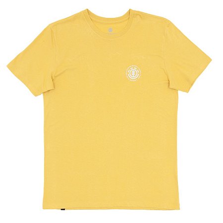 Camiseta Element Seasonal Masculina Amarelo