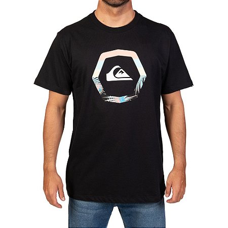 Camiseta Quiksilver Uprise Masculina Preto