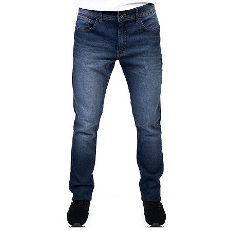 Calça Quiksilver Jeans Every Blue Masculina Azul Escuro