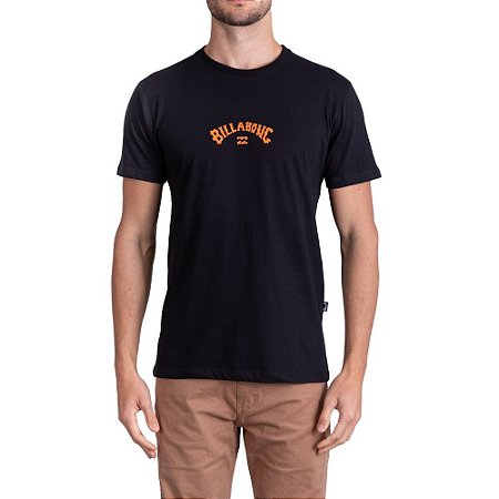 Camiseta Billabong Arch Mid Masculina Preto