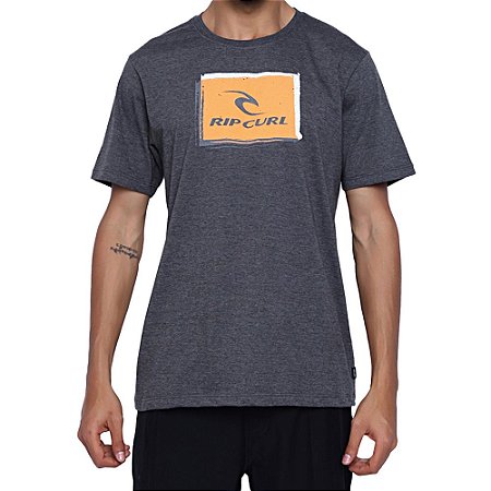 Camiseta Rip Curl Icon Trash Big Oversize Masculina Preto