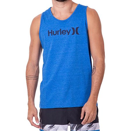 Regata Hurley O&O Solid Masculina Azul Mescla
