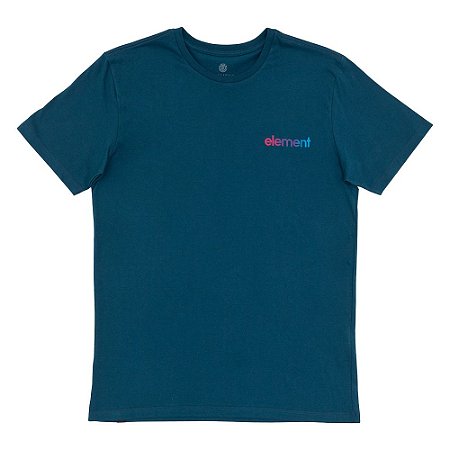 Camiseta Element Signals Masculina Petróleo
