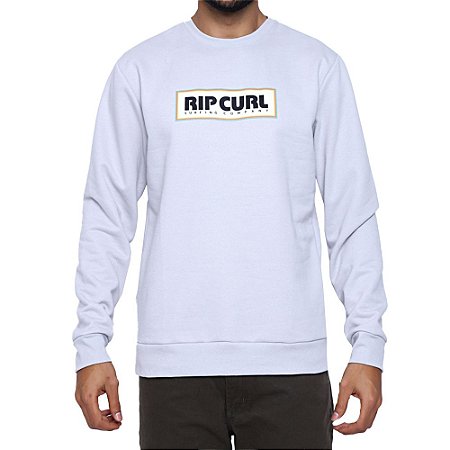 Moletom Rip Curl Careca Mama Box Masculino Cinza Claro