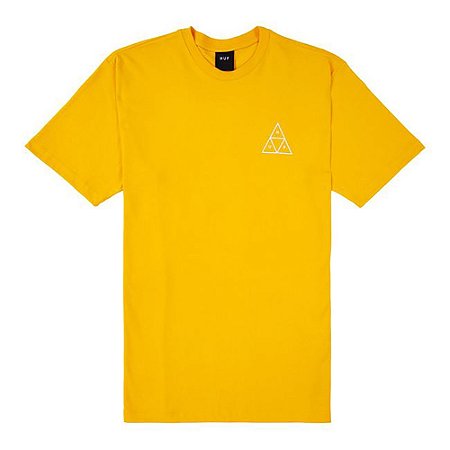 Camiseta Huf Essentials TT Masculina Amarelo