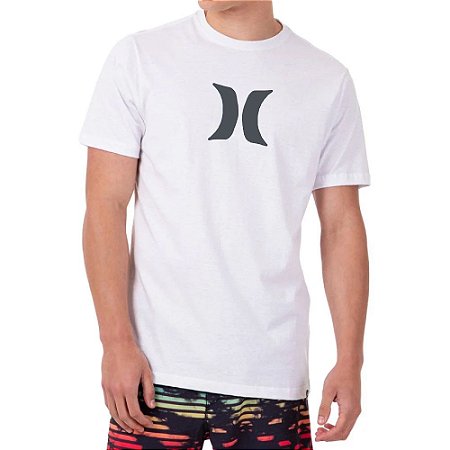 Camiseta Hurley Icon Oversize Masculina Branco