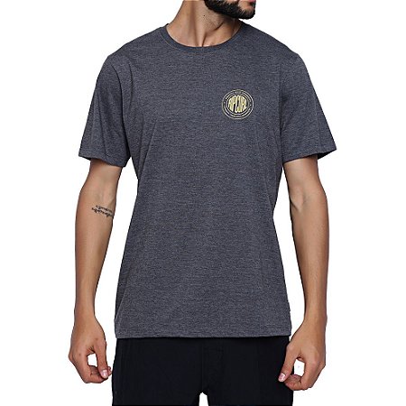 Camiseta Rip Curl Stample Tee Masculina Preto