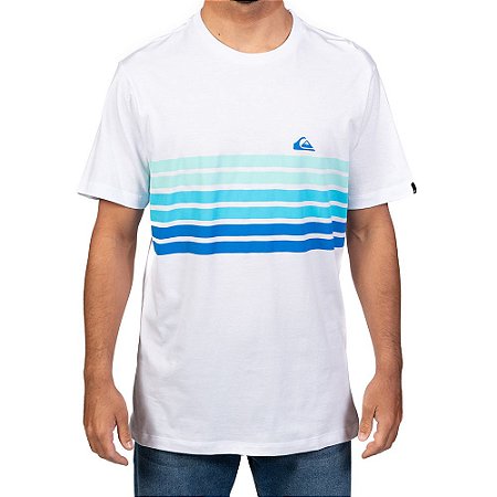 Camiseta Quiksilver Swell Vision Masculina Branco