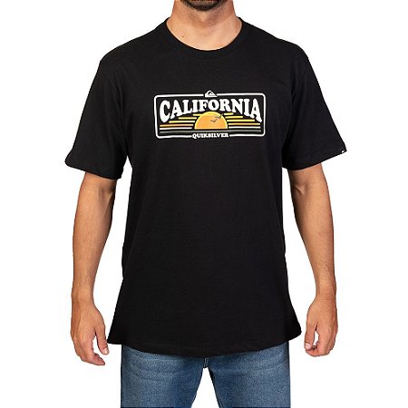 Camiseta Quiksilver CA Sunshine Masculina Preto