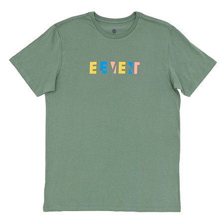 Camiseta Element Justo Masculina Verde Escuro