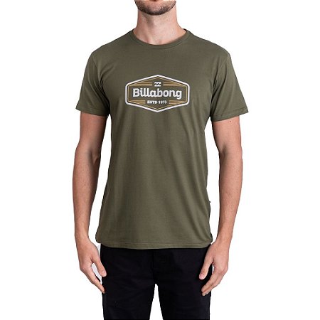 Camiseta Billabong Walled I Masculina Verde Escuro