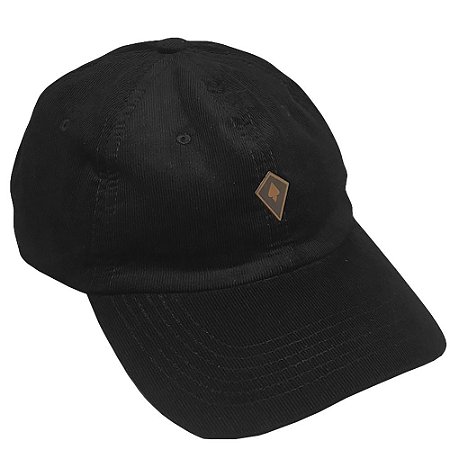 Boné MCD Aba Curva Dad Cap Corduroy Preto