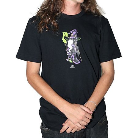 Camiseta Lost Wizard Sheep Masculina Preto