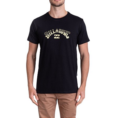 Camiseta Billabong Core Arch Masculina Preto