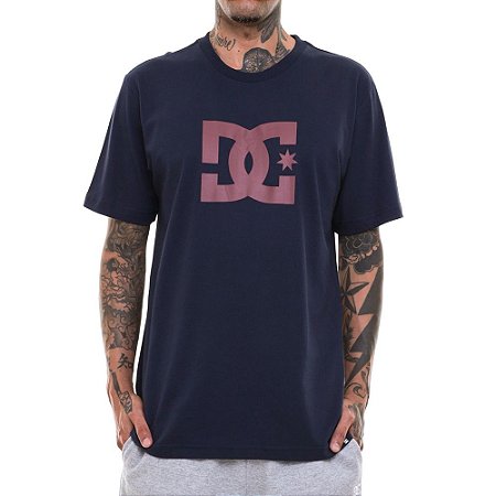 Camiseta DC Shoes DC Star Color Masculina Azul Marinho