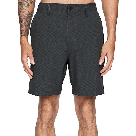 Bermuda Hurley Walk Phantom Echo 18" Masculina Preto