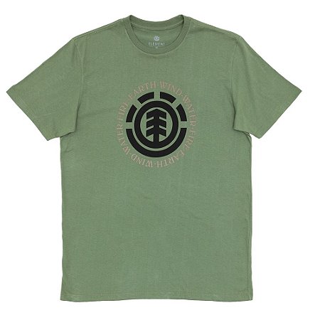 Camiseta Element Seal Masculina Verde Escuro