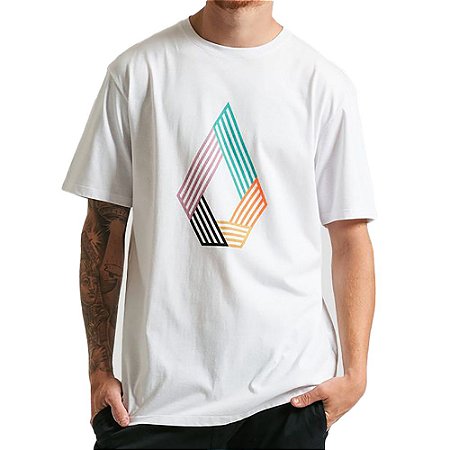 Camiseta Volcom Vlcmsays Masculina Branco